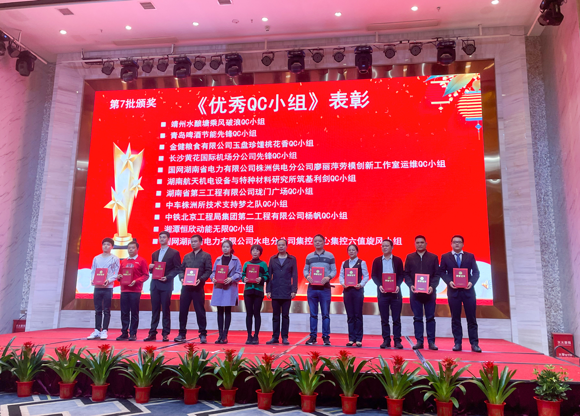 金健在省质量创新与QC发表赛中取得优异成绩(图1)