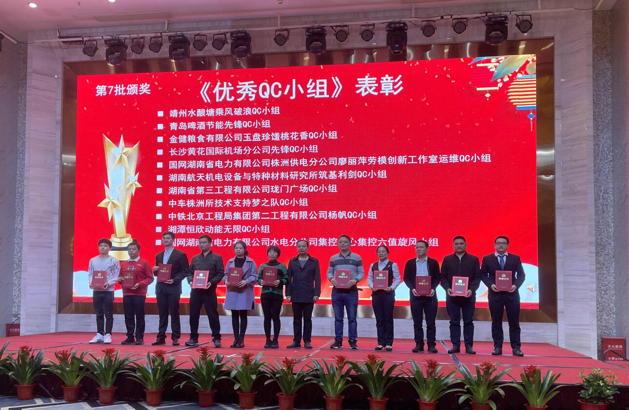 金健在省质量创新与QC发表赛中取得优异成绩(图1)