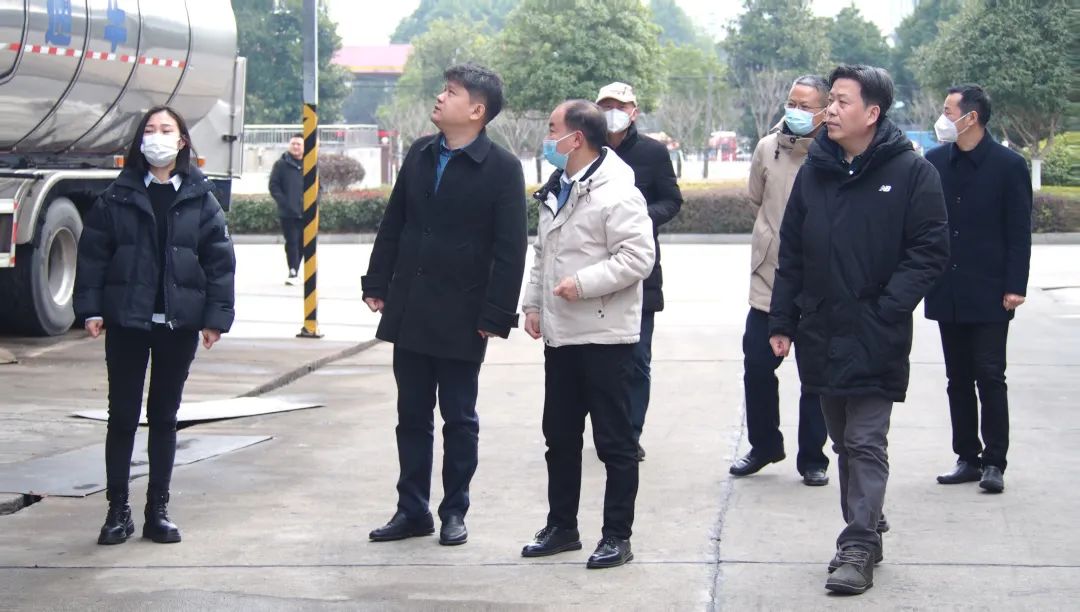 公司董事长苏臻带队开展春节前安全生产督导检查(图1)