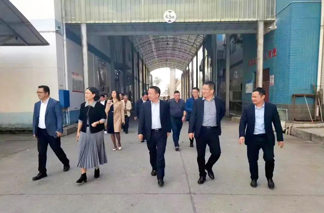 湖南农业集团党委副书记、副董事长、总经理杨正华调研金健粮食益阳公司(图1)