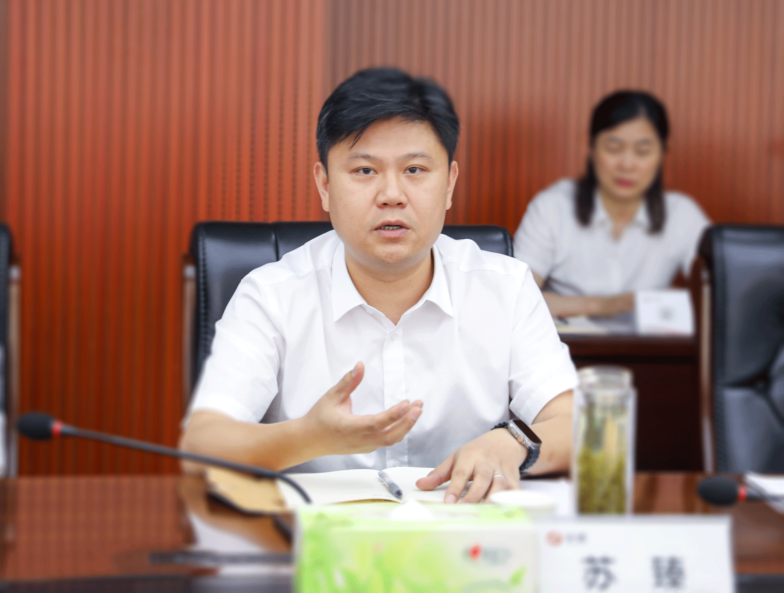 集团党委书记、董事长龚小波一行调研金健米业(图2)
