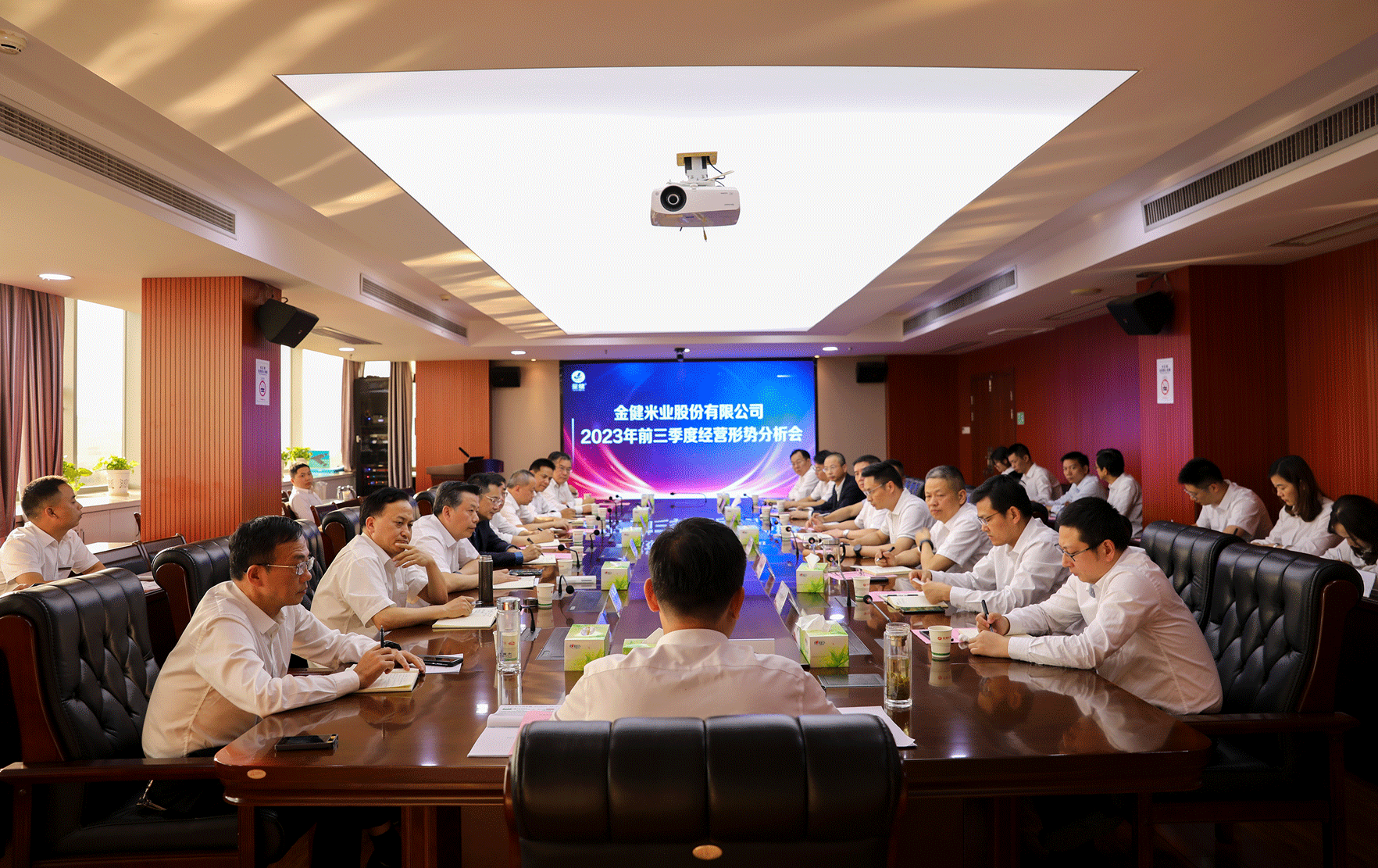 公司召开2023年前三季度经济运行分析会(图1)